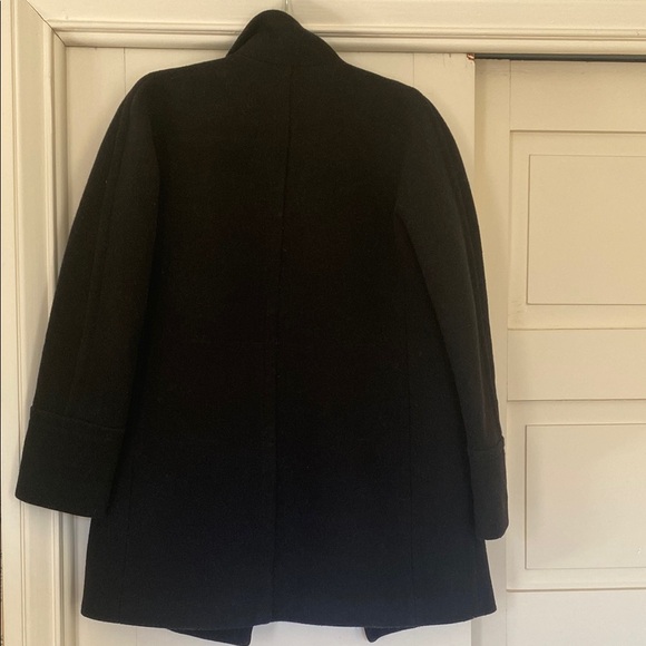 JCrew Factory City Coat in black - Picture 7 of 7